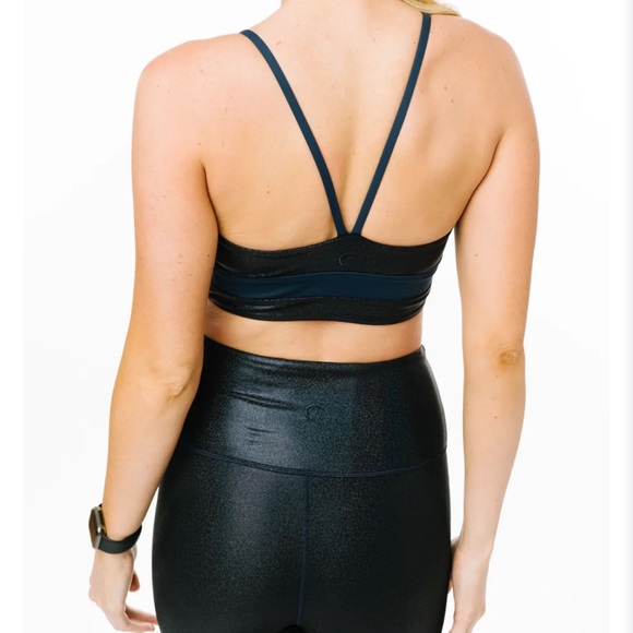 Zyia Iridescent White Women's Sports Bra - Picture 4 of 4